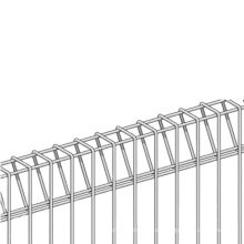 BRC reinforced Asia Korea Mesh Fence Panel Welded Wire Mesh Fence Safety Metal Stronger Fencing Construction